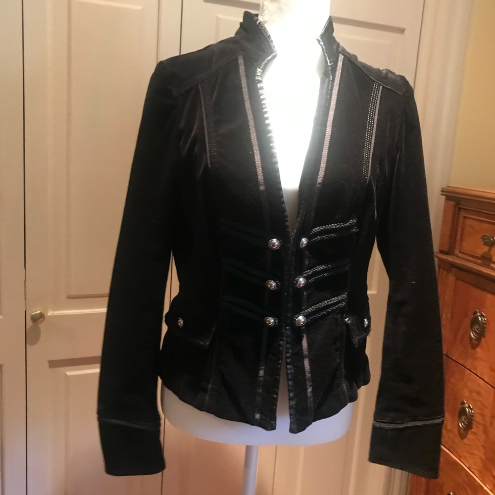 White House Black Market velvet jacket
